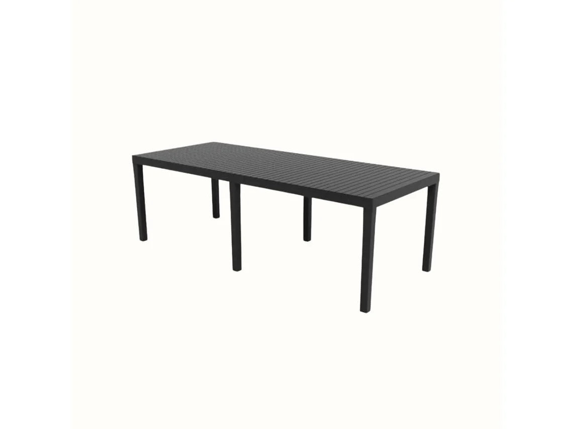 Mesa de Jardim Extensível Indo Antracite IPAE PROGARDEN (220x90x72cm)