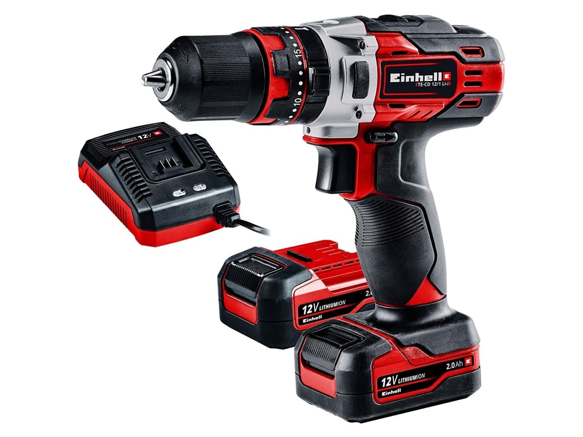 Aparafusadora Impacto Sem Fio EINHELL TE-CD 12/1 Li-I (2X)