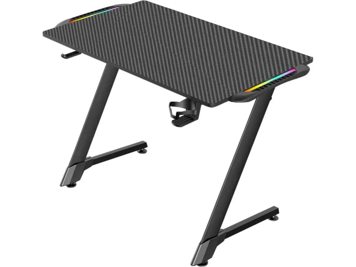 Mesa Gaming NPLAY RGB Command 2.0 (Preto - 110X60X75 cm)